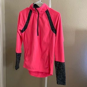 hot pink cozy pullover